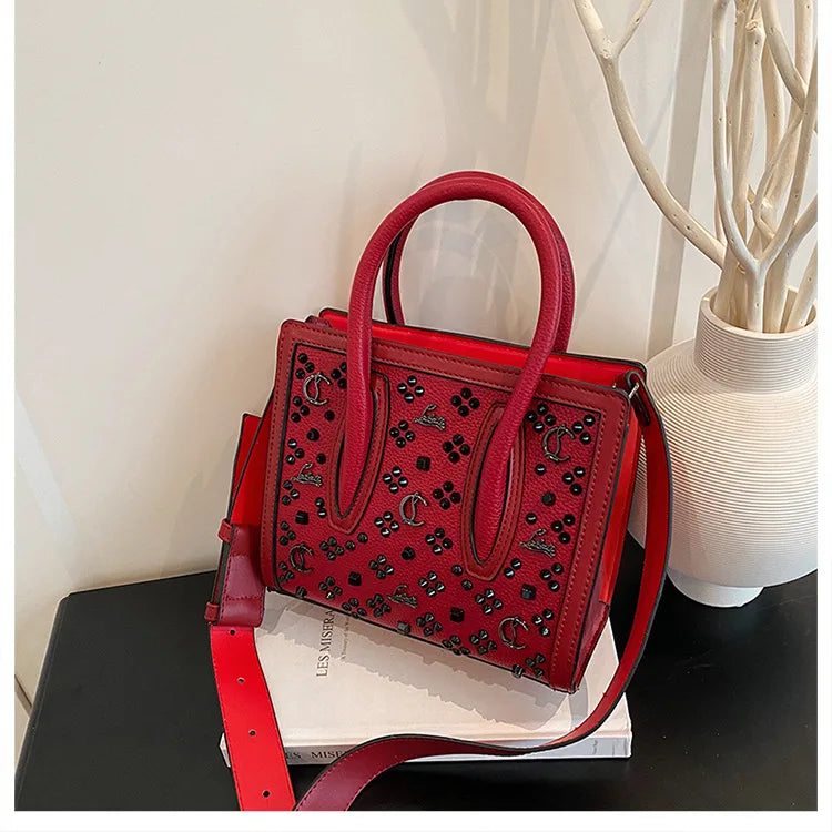 2025 Summer New Light Luxury Large Capacity Bag Fashion Trend Leisure Texture Women's One Shoulder Crossbody Tote Bag