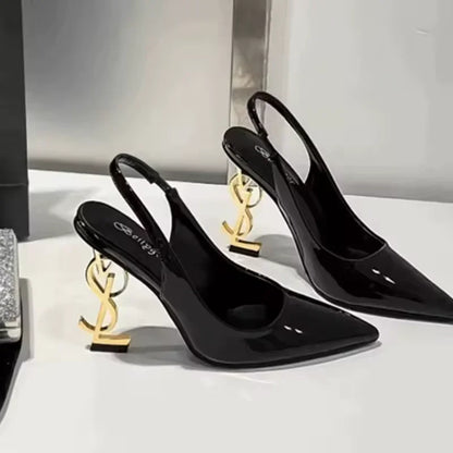 Sexy Pointed Toe Women's Shoes Summer New Women's Simple Solid Color Outdoor Casual Banquet Party Dress Women's High Heels