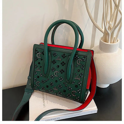 2025 Summer New Light Luxury Large Capacity Bag Fashion Trend Leisure Texture Women's One Shoulder Crossbody Tote Bag
