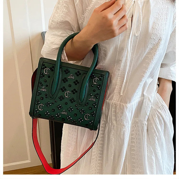 2025 Summer New Light Luxury Large Capacity Bag Fashion Trend Leisure Texture Women's One Shoulder Crossbody Tote Bag