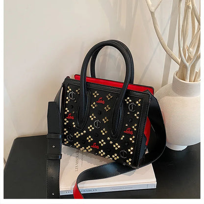 2025 Summer New Light Luxury Large Capacity Bag Fashion Trend Leisure Texture Women's One Shoulder Crossbody Tote Bag