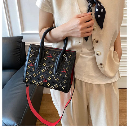 2025 Summer New Light Luxury Large Capacity Bag Fashion Trend Leisure Texture Women's One Shoulder Crossbody Tote Bag