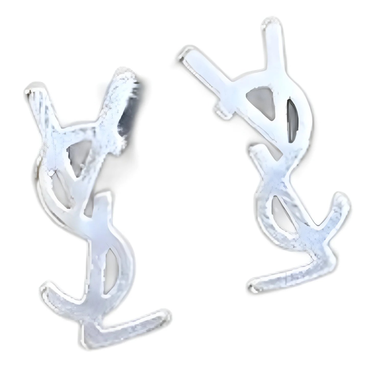 Simple metal sense letter fashion Internet celebrity commuting temperament niche high-end versatile earrings women