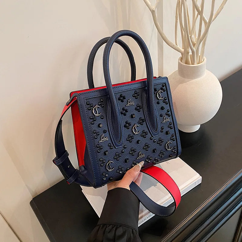 2025 Summer New Light Luxury Large Capacity Bag Fashion Trend Leisure Texture Women's One Shoulder Crossbody Tote Bag