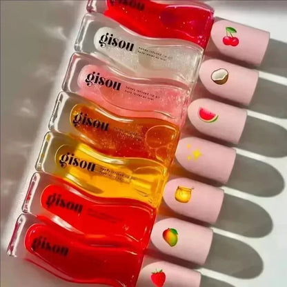 Original Gisou Moisturizing Lip Balm Lip Oil Gloss Care Of The Lips Benetitnt For Lips Plumping Exfoliating Plumping Gloss Oil