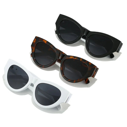 Vbpbsql Fashion Retro Cat Eyes, Women's Style of Sunglasses, High-end Sense, Square and Round Face Frame,  UV-proof Sunglasses
