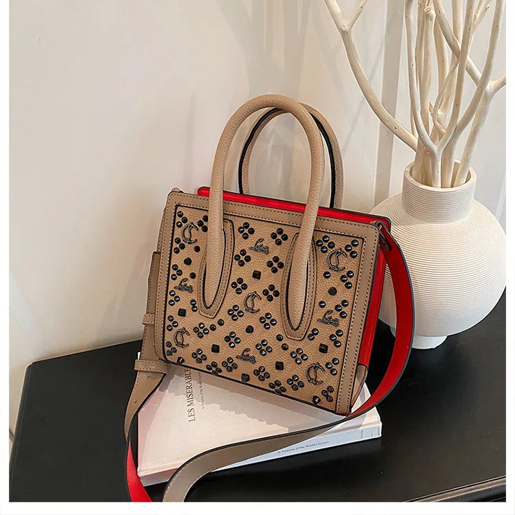 2025 Summer New Light Luxury Large Capacity Bag Fashion Trend Leisure Texture Women's One Shoulder Crossbody Tote Bag