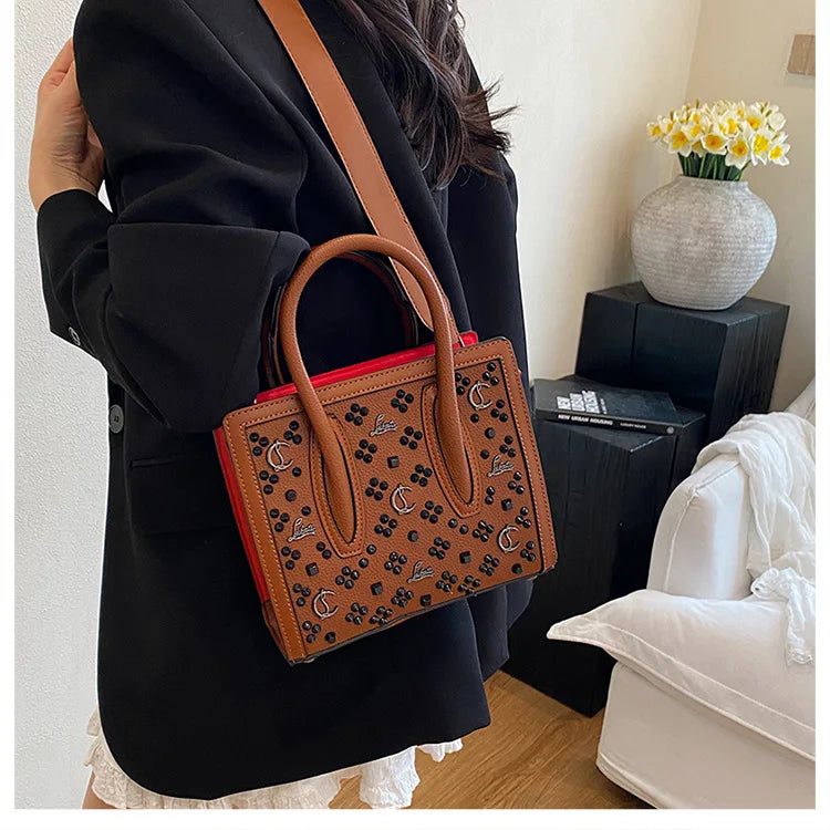2025 Summer New Light Luxury Large Capacity Bag Fashion Trend Leisure Texture Women's One Shoulder Crossbody Tote Bag