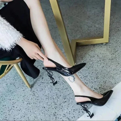 Sexy Pointed Toe Women's Shoes Summer New Women's Simple Solid Color Outdoor Casual Banquet Party Dress Women's High Heels